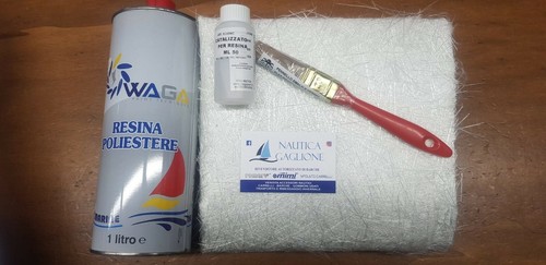 Kit vetroresina riparazione - vetroresina,