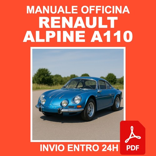 Workshop manual renault alpine - workshop,