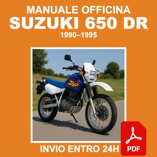 Workshop manual suzuki 650 - workshop, dr