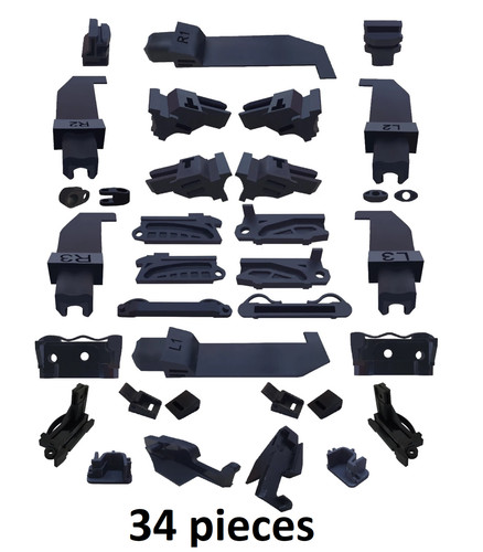 Complete repair kit hood - , fiat